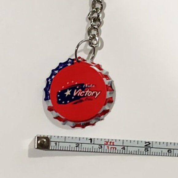 Fallout 4 Nuka Cola Victory Cap Keychain - 3.5inch Gaming Keychain - Picture 6 of 7